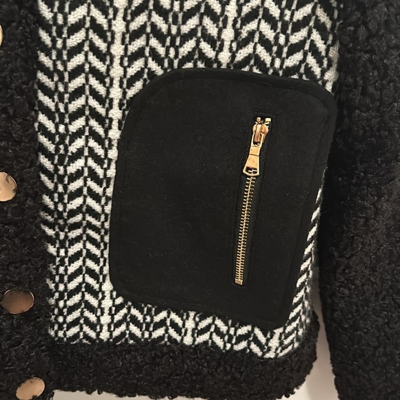 Avec les filles jacket. Size xs. Black and white jacket - Picture 4 of 4